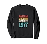 Photo Gallery retro vintage impressionante da agosto 1977 45° compleanno felpa Photo Gallery retro vintage impressionante da agosto 1977 45° compleanno felpa