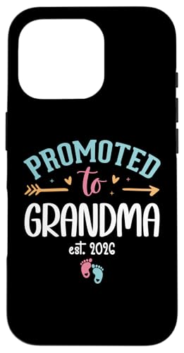Promoted to Grandma est 2026 Nana 1st Time Grandmother to Be �X�}�z�P�[�X iPhone 16 Pro �p