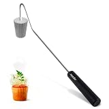 Nordic Chefs Croustade-Eisen Single Handle – Skandinavischer Edelstahl-Croustade 43,7 cm – Gebäckform für Croustades, Buñuelos & frittierte Snacks – Wechselbarer Aufsatz für Gastronomie & Hobbyküche