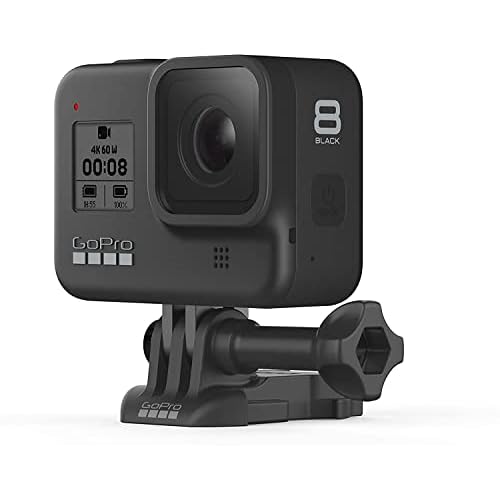 GoPro HERO8 Black - Cámara de acción Digital 4K Resistente al Agua con estabilización hipersuave, Pantalla táctil y Control de Voz