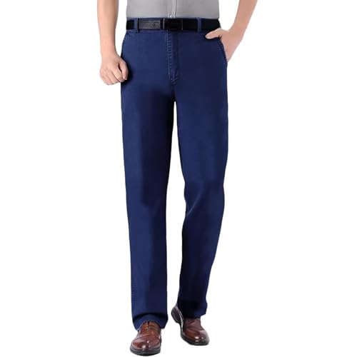 Jeans for Older Men,Men's Classic Straight Fit Stretch Jeans for Every Occasion