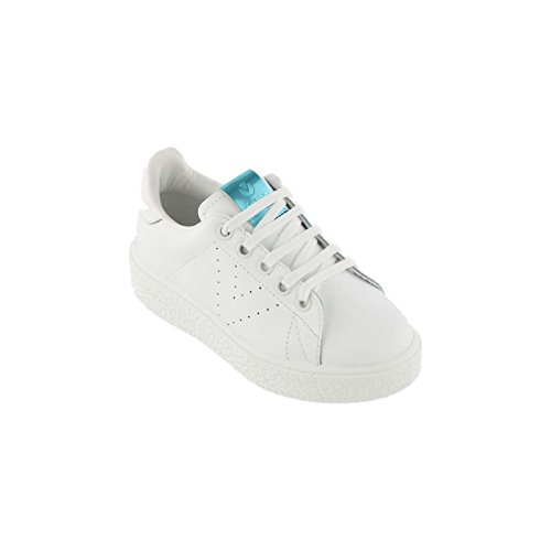 Victoria Of Spain Kids White Sneakers Leather Appliqué3