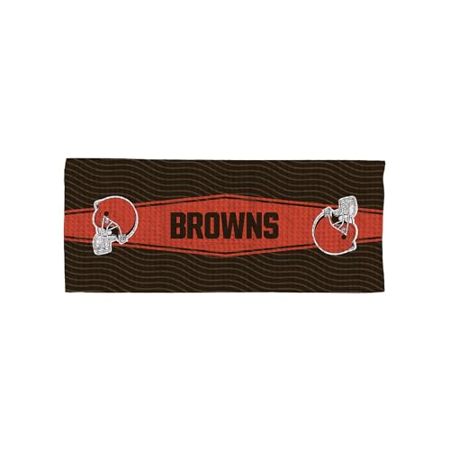 Northwest Cleveland Browns NFL Fast Flow Mesh Cooling Towel 12 x 31.5 Inches