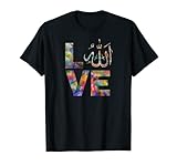 Muslim Gift Ramadan, love Allah Muslima Islamic Religious T-Shirt