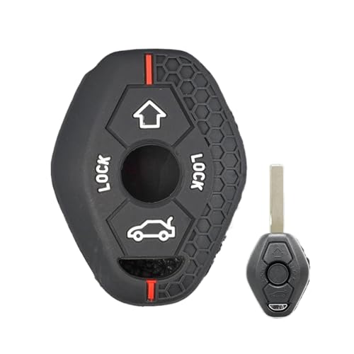 Housse de protection pour clé de véhicule BMW E39 E46 X5 finition premium 2 boutons - 5