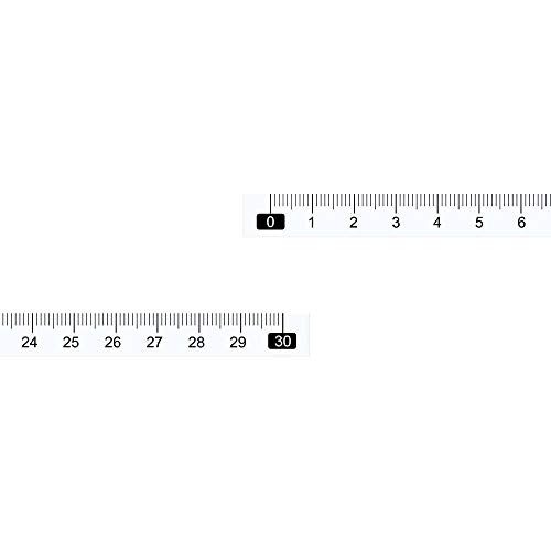 uxcell cinta métrica adhesiva de 30 cm x10 unidades miniatura 1