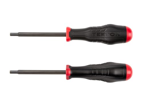 Image of TEKTON 6 mm Hex High-Torque Black Oxide Blade Screwdriver | DHX21060 | Made in USA