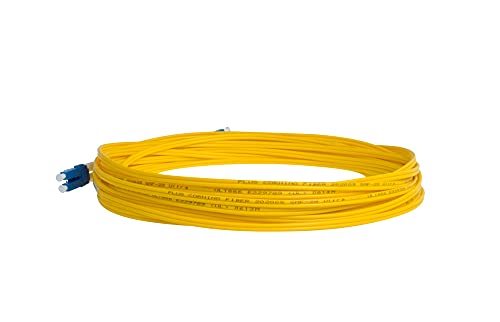 Speedyfibertx – 6-Pack 1 Meter Lc To Lc Fiber Patch Cable, Corning Smf-28 Singlemode 9/125Um Ultra Optical Fiber, Duplex, Yellow Riser Ofnr Cable Jacket #TOP3