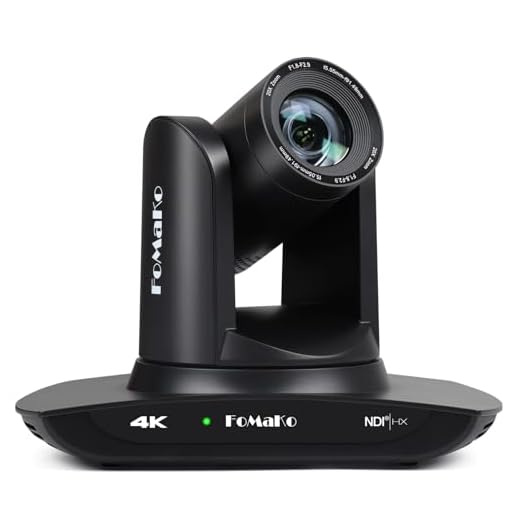 FoMaKo 4K AI Auto-Tracking PTZ Camera