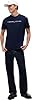 Tommy Jeans Mens TJM Reg Linear Logo Tee Ext Dm0dm20744 S/S T-Shirt, Blue (Dark Night Navy), 4XL Plus UK #4