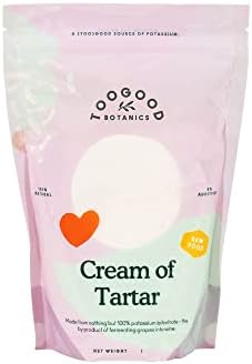 Cream of Tartar, Premium Food-grade, non-GMO, Gluten-free, Vegan, Keto-friendly, Baking Agent (8 ounces)