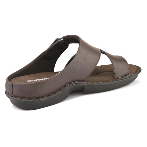 Image of Centrino Sandal for Men | Grip Insole for Stability | slippers for /sliders for men | mens sandals casual | sandals /slides for men |Modern Look with Straps | Comfortable Footwear (9264)