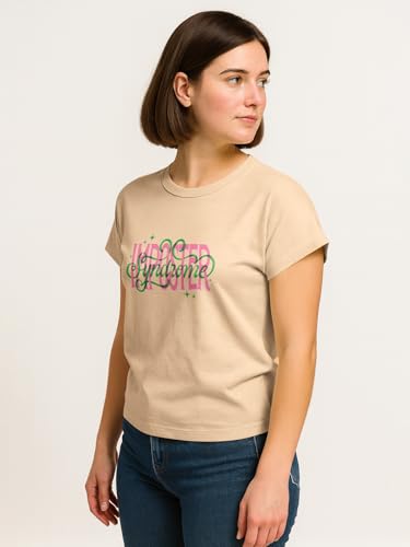 Image of HELLCAT Mulitcolor Trendy Printed Body Fit T-Shirt for Women | Pack of 1 T-Shirt