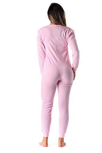 #followme Women's Thermal Henley Onesie Union Suit3