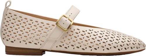 Chaussures Fawna Jane Clarks femme cuir crème 40 EU ballerines confortables