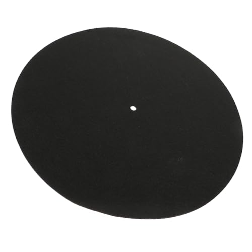 CONGARTENO 防滑羊毛フェルト製レコードプレーヤーマット レコード保護用スリップマット 様々なターンテーブル対応 傷防止 クラシック音楽再