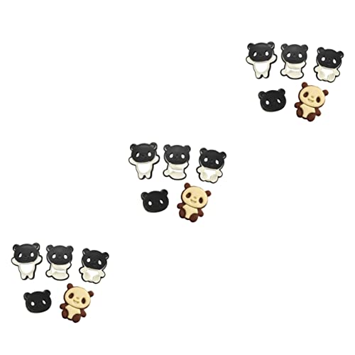 UPKOCH 3pezzi Stampo Per Biscotti Panda Alimentare Forme Divertenti Per Decorazioni e Torte Facile Da Usare e Pulire