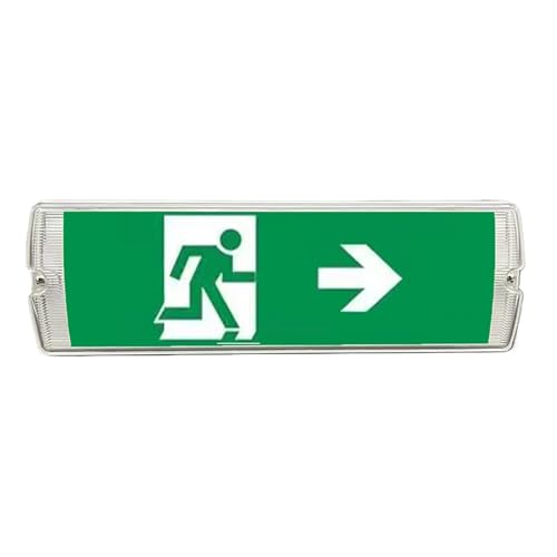 Commercial Lighted Exit Signs | Super Bright Orientation Light - LED Safety Exit Sign, Evacuation Indicator Light, Fire Exit Sign Lights Super Bright for Supermarket