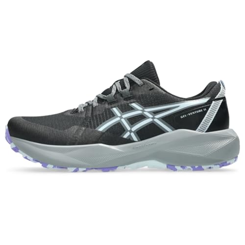 ASICS Women's Gel-Venture 11 Running Shoes, 9.5, Black/Cool Grey