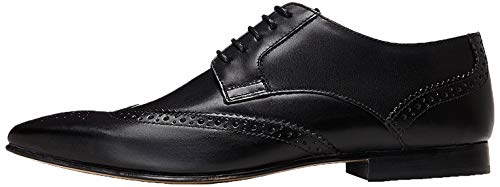 Find. Ashby - Brogue Uomo, Nero (Black), 43 EU