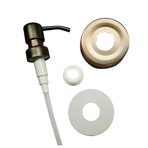 BRIGHTFUFU Replacement Pump for Soap Dispenser Metal Lotion Pump Head Easy to Use Press Type Bottle