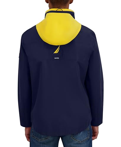 Image of Nautica Men's Lightweight Sailing Jacket - Waterproof & Windproof, Breathable