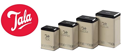 Tala Set Of 4 Kitchen Storage Tins, Indigo & Ivory #TOP5
