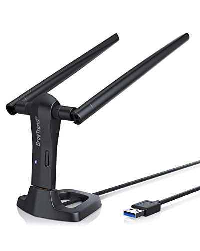 BrosTrend Clé USB Wi-Fi Linux 1200 Mbit/s pour Kali, Ubuntu, Mint, Debian, Lubuntu, Xubuntu, Mate, LMDE, Zorin, PureOS, Raspberry Pi 2+, Windows 11, 5 GHz+...