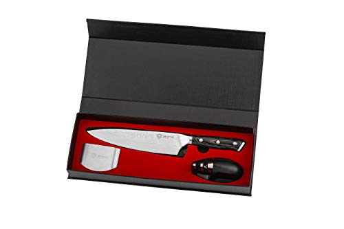 IMPERIUM STYLEZ Ultra sharp knife with a blade. Knife sharpener, Finger Guard and Gift Box included with this premium Chef Knife | The best knife for kitchen and & Restaurants.