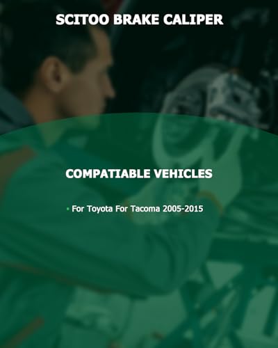 Image of SCITOO Front Left Brake Caliper With Bracket 19B3201 Compatible For Toyota For Tacoma 2005-2015
