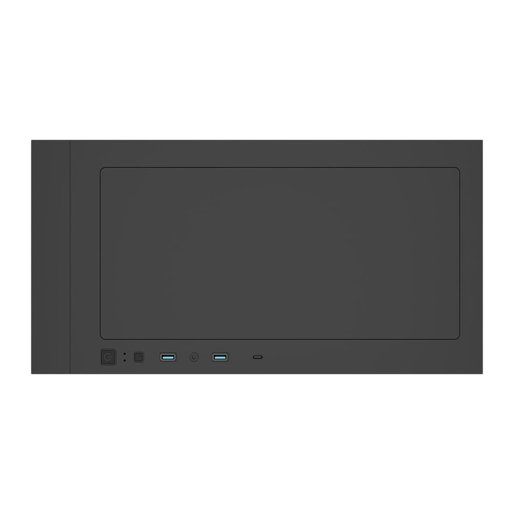 Zolyd Noct Caja PC ATX Silenciosa, Diseño Minimalista con Aislamiento Acústico, Compatible ATX/Micro-ATX/Mini-ITX, 3 Ventiladores Incluidos, Soporte Refrigeración Líquida 360 mm, USB-C, Negro