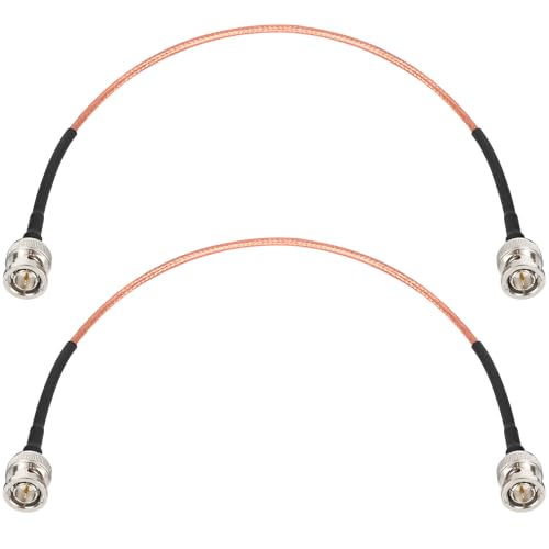 Image of XRDS -RF SDI Cable 1ft, Flexible 3G HD-SDI Cable, BNC to BNC Video Cable 75 Ohm RG179 Extension Cable for for 4K 1080P 3G HD SDI Camera Monitor Vedio Recorder SDI to HDMI Converter (2PCS)