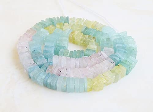 Aquamarine Heishi perles bleues pour sublimer vos looks d'été et bijoux de plage