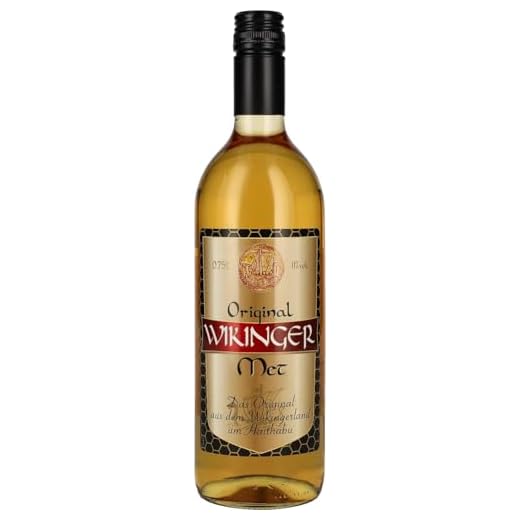 Bree Riesling Qualitätswein Weißwein feinherb - Besonderes Flaschendesign, Aromen von Pfirsich und Quitte, feiner Mineralik, aus Deutschland, 1 x 0.75 L 2 Wikinger Met Original 0.75 l