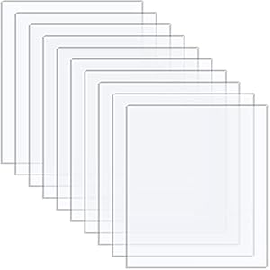 XUBX 10 Stuks Clear Acryl Vellen, 15x20cm, Transparante Acrylplaten Van Plexiglas, Acrylplaat Van Plexiglas 2mm…