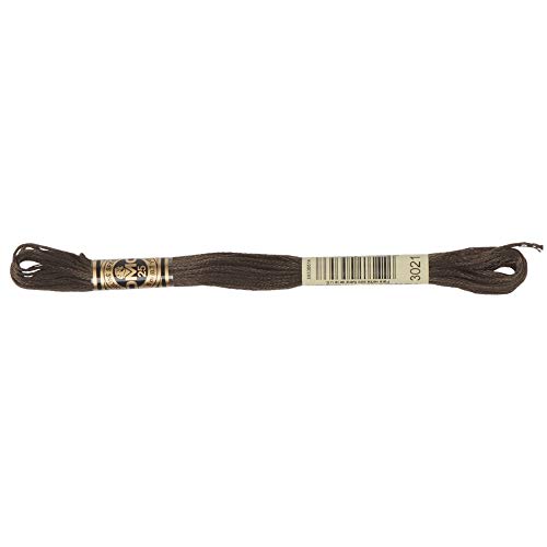 Image of DMC 6-Strand Embroidery Cotton Floss, Very Dark Brown Grey