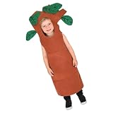 Uqezagpa Disfraz de árbol novedoso para niños, monos de árboles para Halloween, fiesta temática, accesorios para fotos, trajes unisex