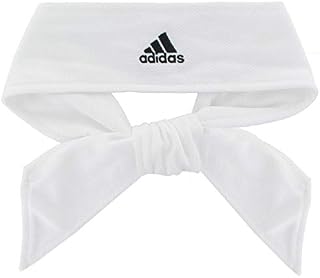 adidas Unisex Tennis Tie II Hairband, White/Black, ONE SIZE