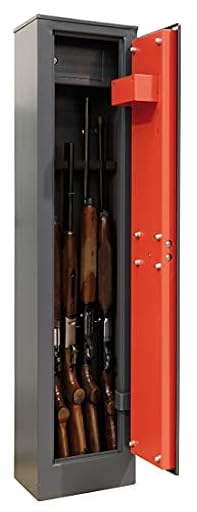 ARREGUI Braco ARM050 Armero de Acero para 5 Escopetas | Armero para Rifles con Cajón Interior | Caja Fuerte para Armas |FRANCIA e ITALIA: válido para todas armas | ESPAÑA y PORTUGAL: no homologado | Ya disponible en tu tienda friki favorita! En mundofriki.es!
