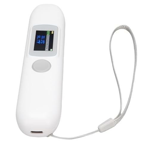 Hamwesh Scanner de Puces pour Animaux de Compagnie, Lecteur de Puces pour Animaux avec écran Couleur de 1,14 Pouces, ISO 11784/11785 FDXB, Affichage de la...