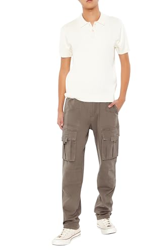 Forever 21 Men's Slim-fit Drawstring Cargo Pants
