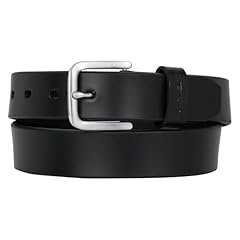 Classic Leather Buckle W/ Nickle Roller Finish (Black)