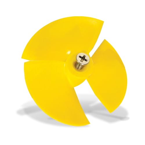 Dolphin Piezas de Recambio Originales - Hélice Amarilla (Motor aspiración) + Tornillo - Ref. Maytronics:...