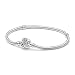 Produktbild PANDORA Disney Tinker Bell Clasp Moments Schlangen-Gliederarmband mit Zirkonia in der Farbe Silber, Länge: 19cm, Disney X PANDORA Kollektion, 592548C01-19