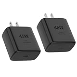 Samsung 45W Super Fast Charger 2.0, USB C Android Phone Charger Fast Charging for Samsung Galaxy S25/S25 Ultra/S25+/S24 Ultra/S24/S24+/S23/S22/S21/S20/Note20/Note 10, Tab S7/S7+/S8+/S8 Ultra-2pack