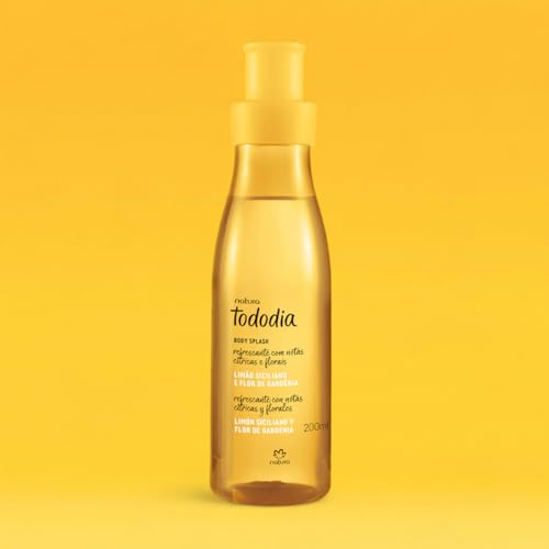Natura, Body Splash Tododia Limão Siciliano/Flor de Gardênia 200 ml