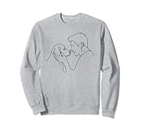 Photo Gallery one line doodle style art dog dad abbracciare labrador regalo felpa Photo Gallery one line doodle style art dog dad abbracciare labrador regalo felpa