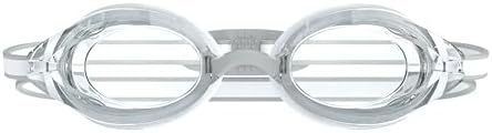Speedo Unisex Adult Vanquisher 3.0 Optical Swim Goggle- Speedo White/Clear, -3.5 - 1