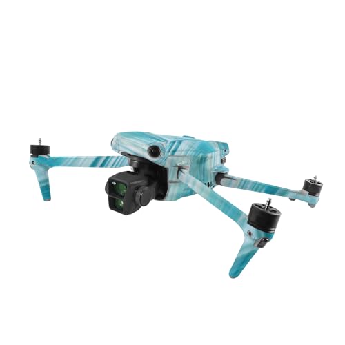Image of MightySkins Skin Compatible with DJI Air 3 - Aquamarine Quartz | Protective, Durable, and Unique Vinyl Decal wrap Cover | Easy to Apply