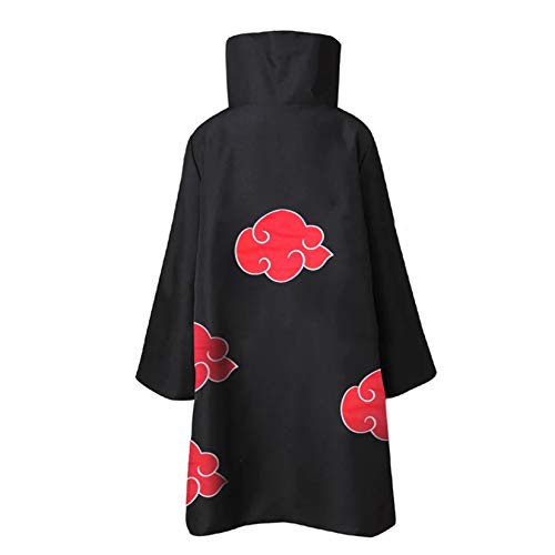 Capa Naruto Akatsuki Unissex, Faixa De Cabeça, Manto Longo Uchiha Itachi Cosplay Fantasia Uniforme A